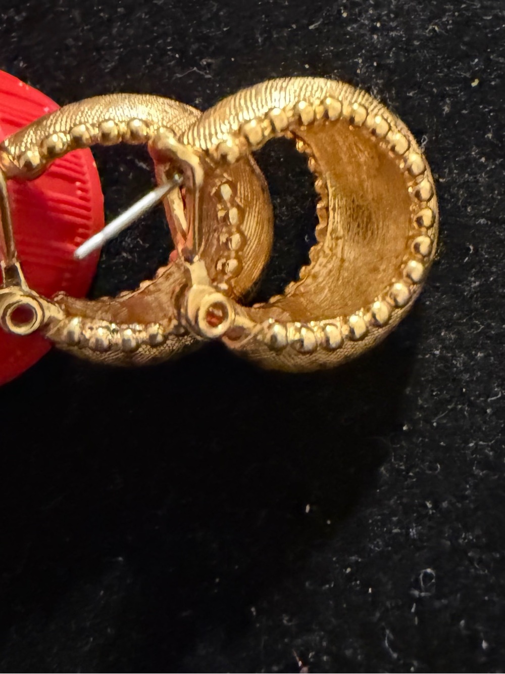 Monet Gold-Tone Dome Clip-On Earrings - Unbranded